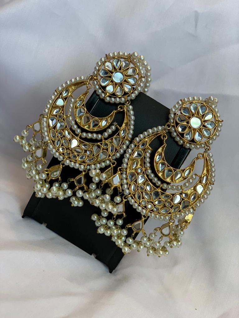 Big Kundan Earrings