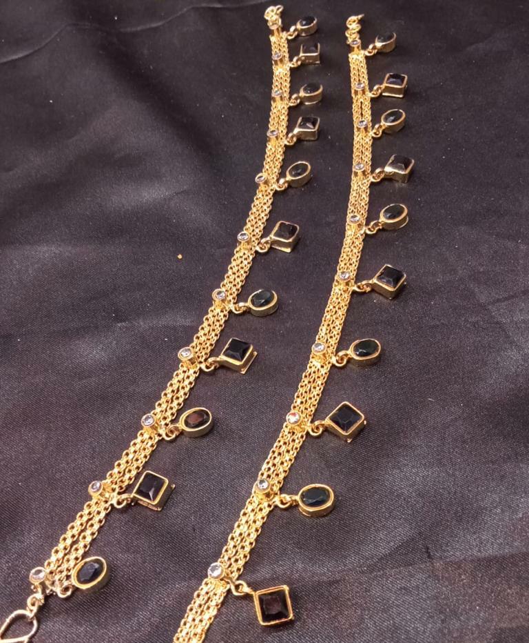 Black Pakistani Anklets Online
