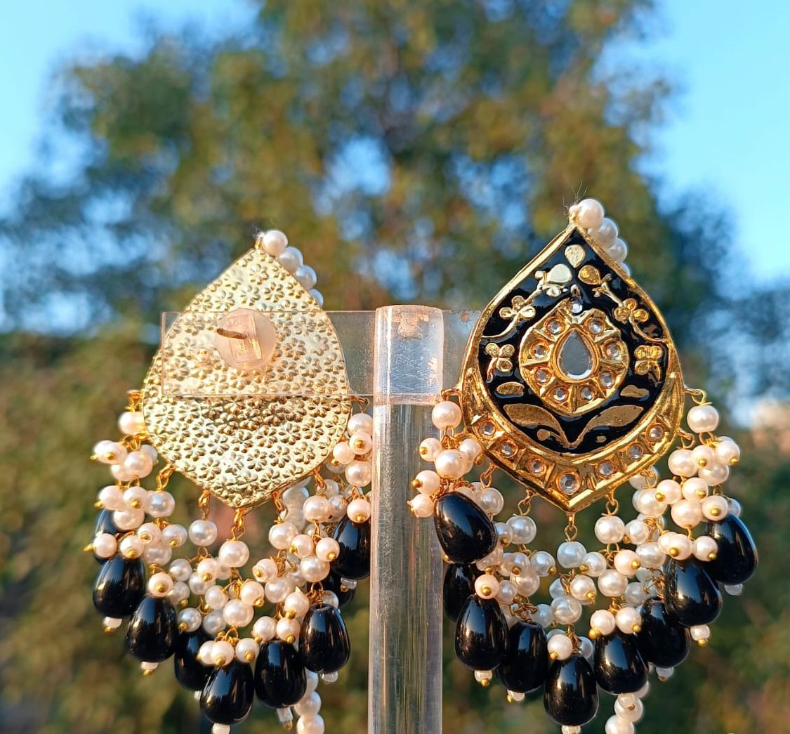 Blue Thappa Kundan Jewellery in Pakistan