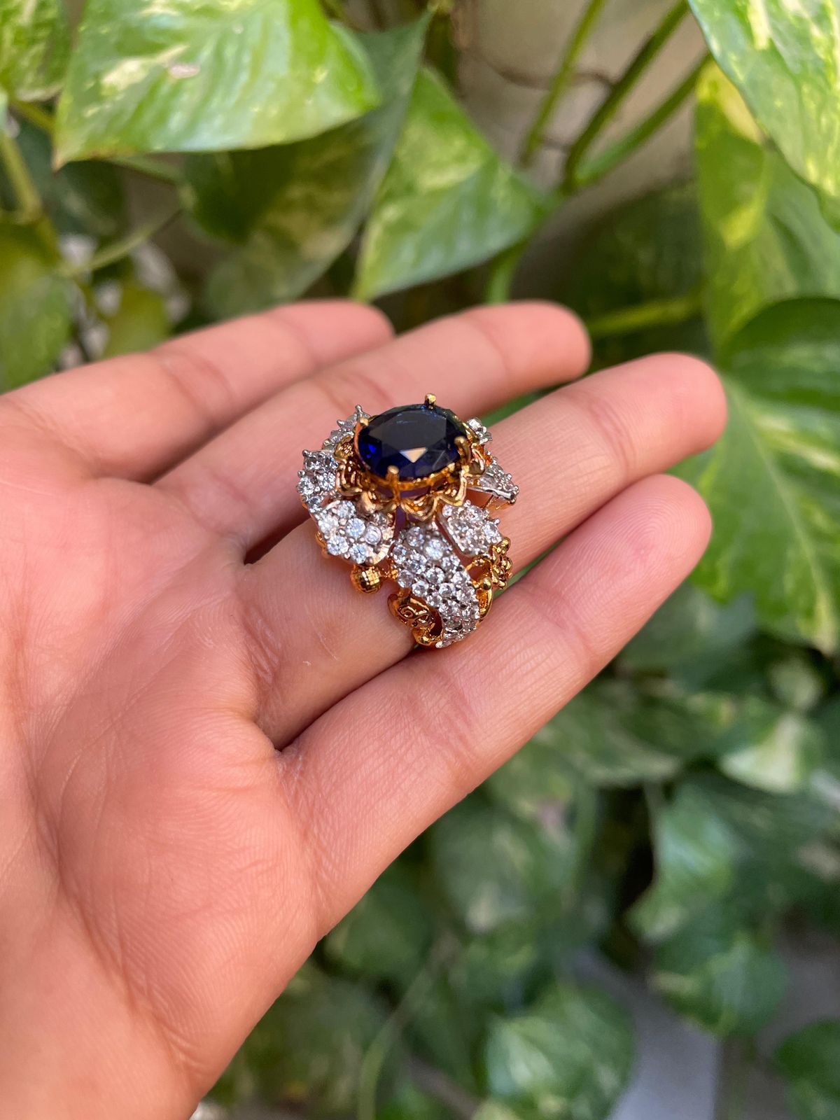 Blue Zircon Stone Ring Price in Pakistan