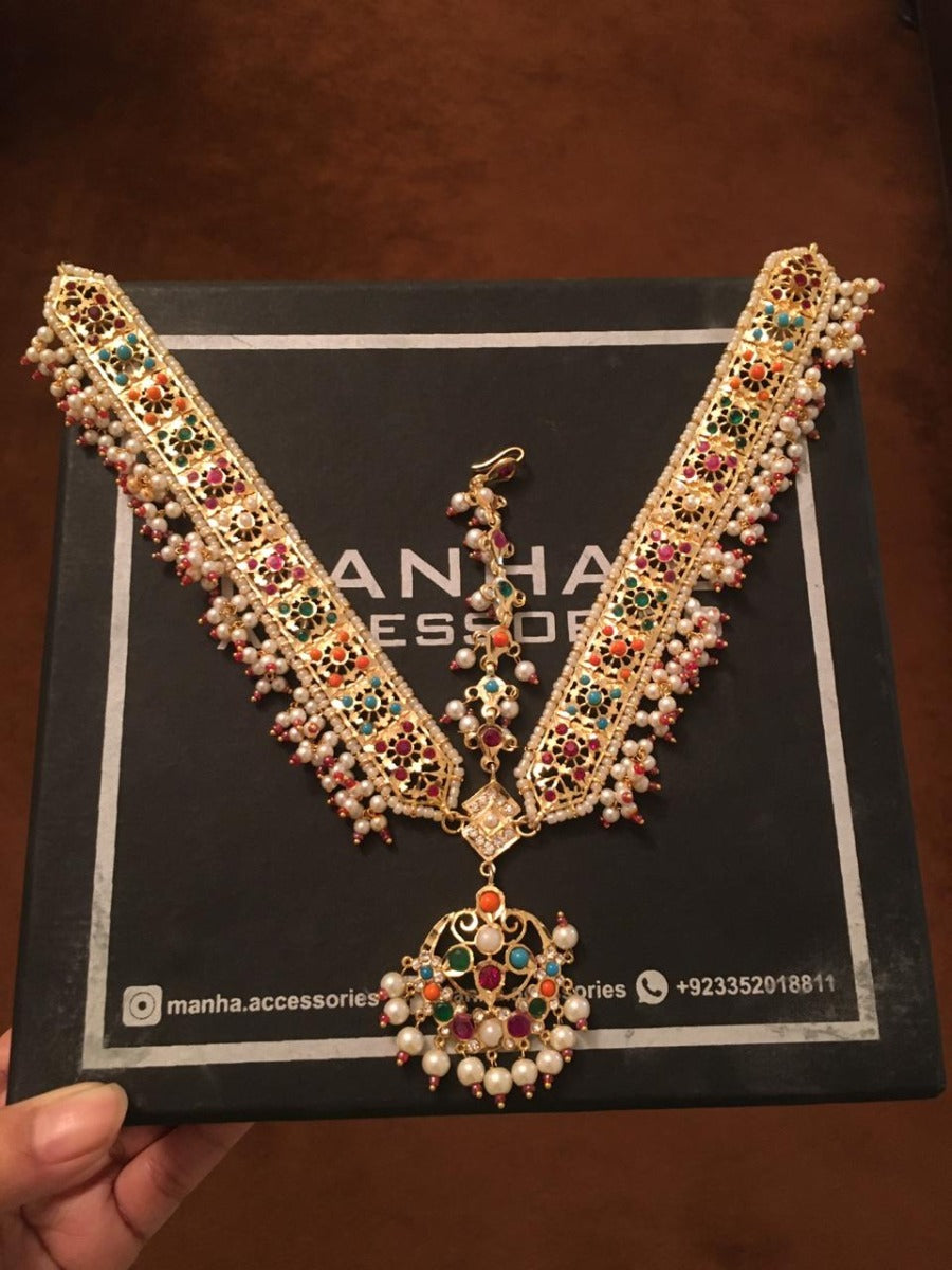 Bridal Matha Patti Design for Mehndi