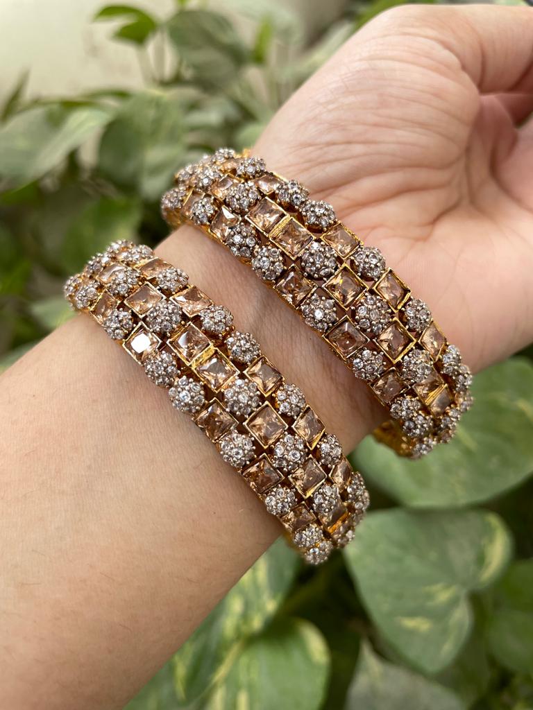 Champagne Bridal Bangle Set Designs
