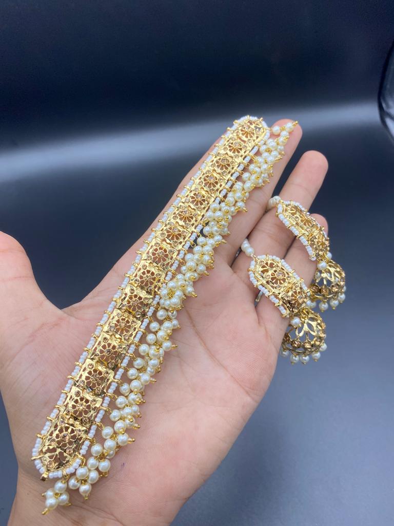 Champagne Color Simple Necklace for Wedding