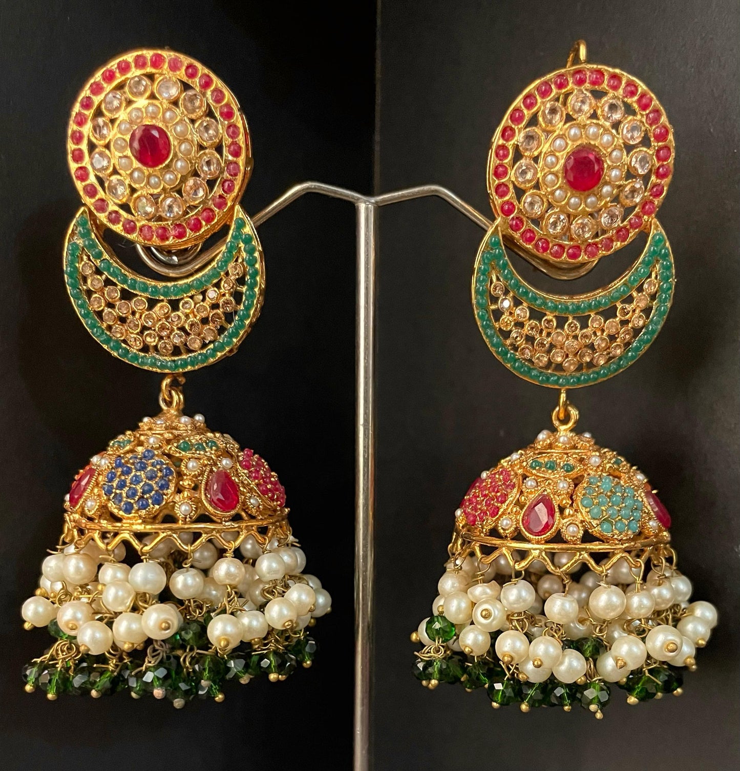 Designer Jhumka Earrings Artificial
