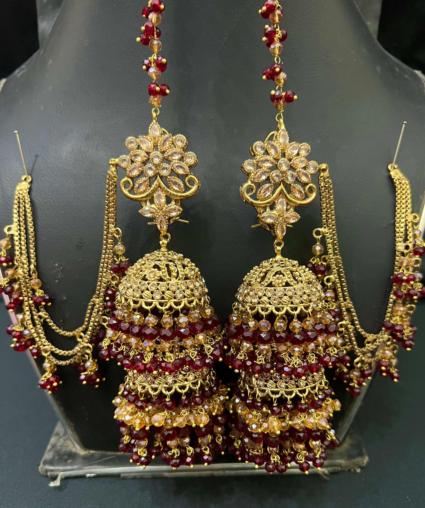 Double Step Jhumki Earrings Online Shopping