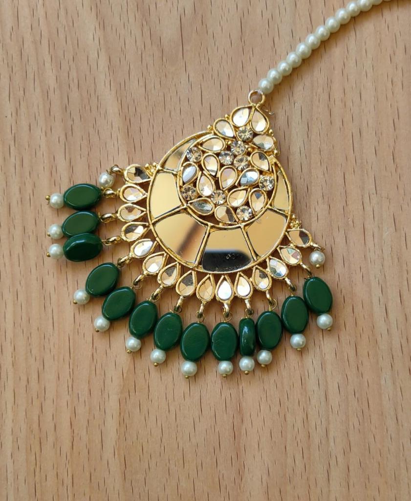 Emerald Big Tikka Jewellery