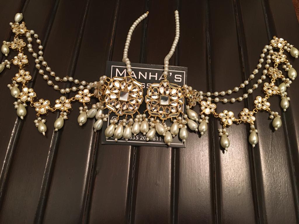 Gold Kundan Earrings Online Pakistan