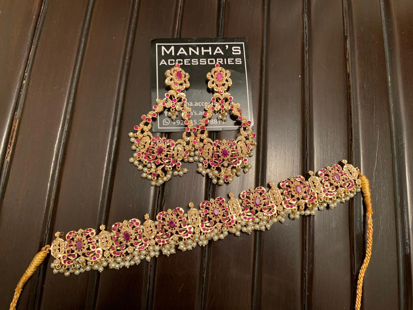 Gold Plated Choker Jewellery