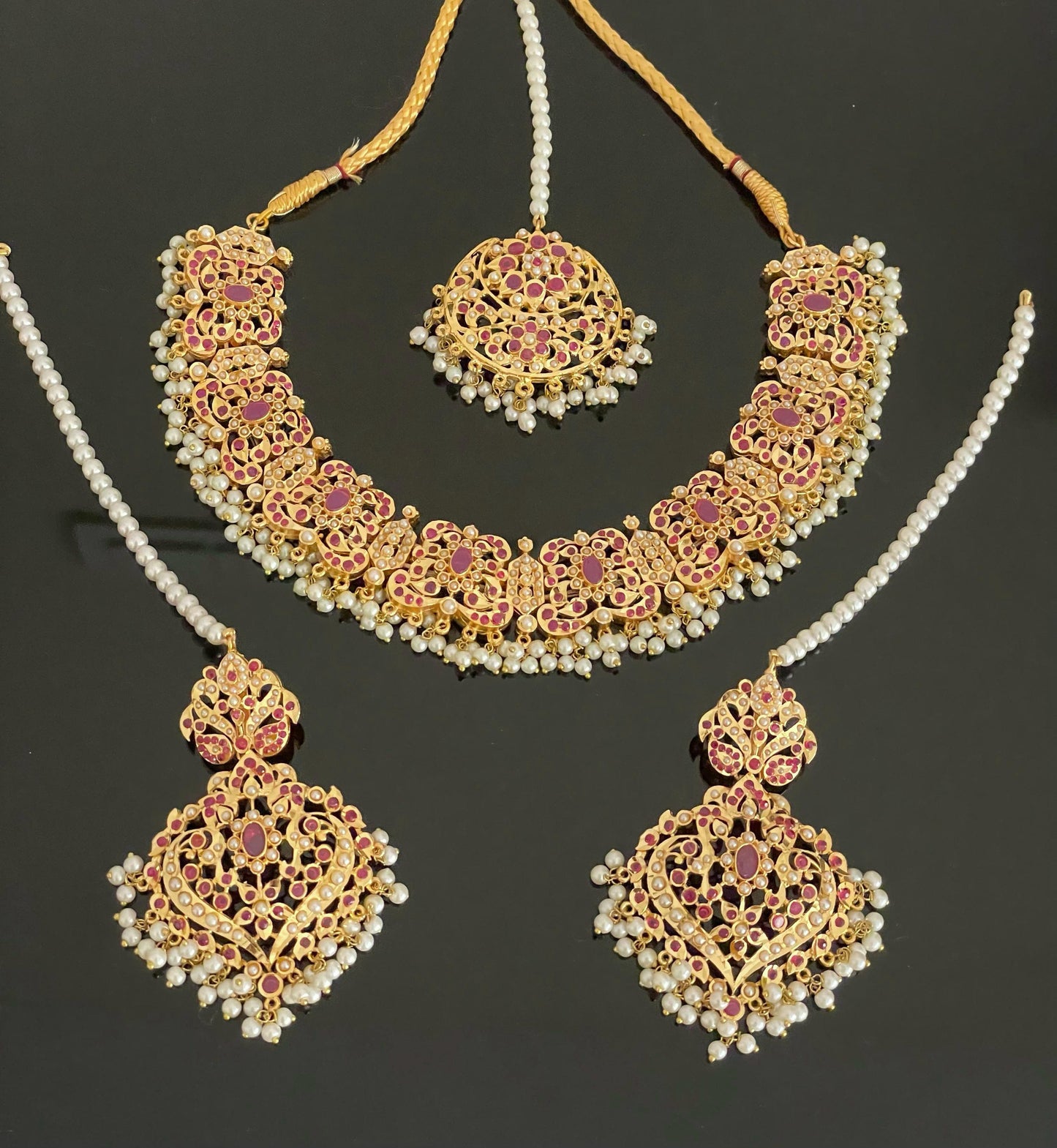 Gold Plated Hyderabadi Necklace with Price