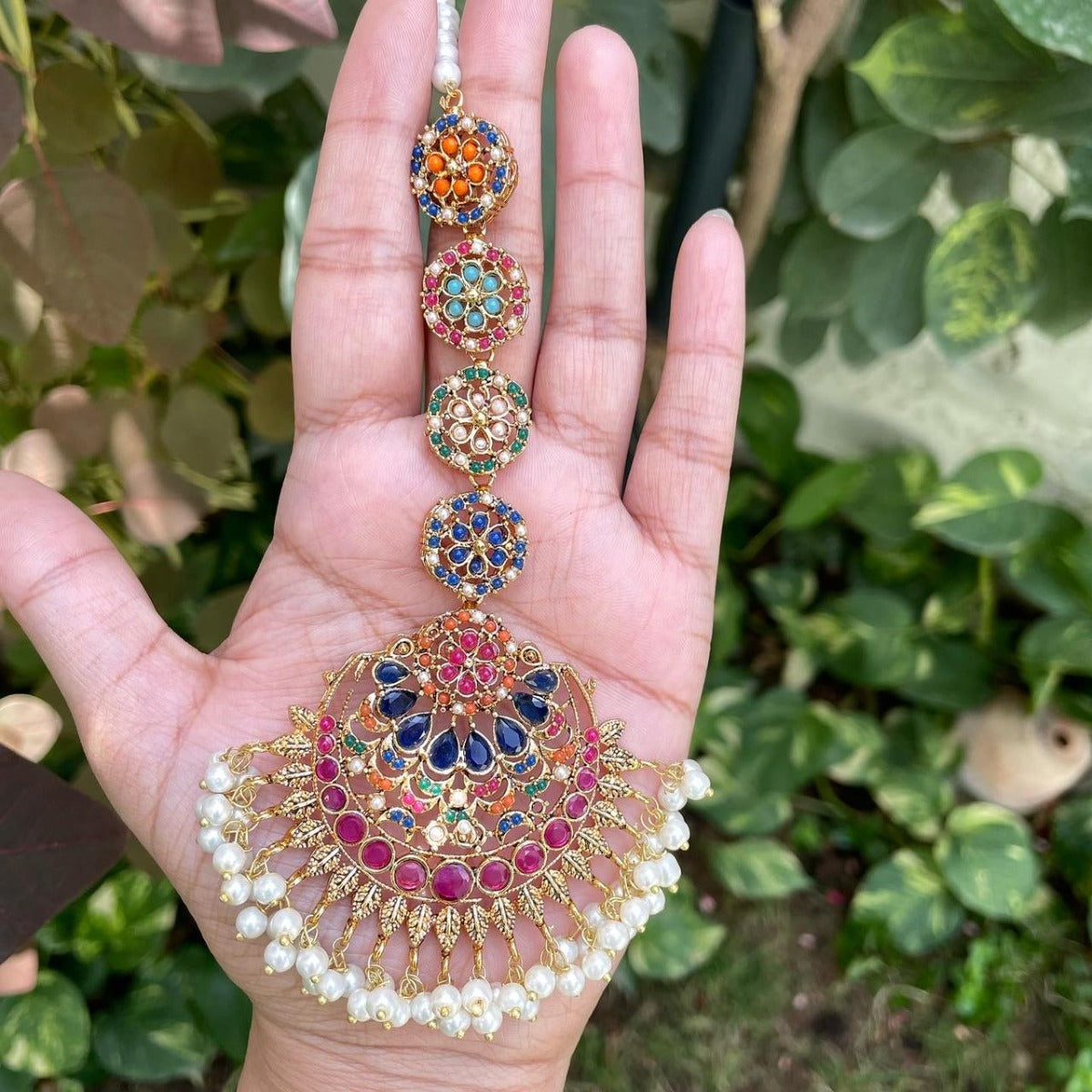 Gold Plated Tikka Design