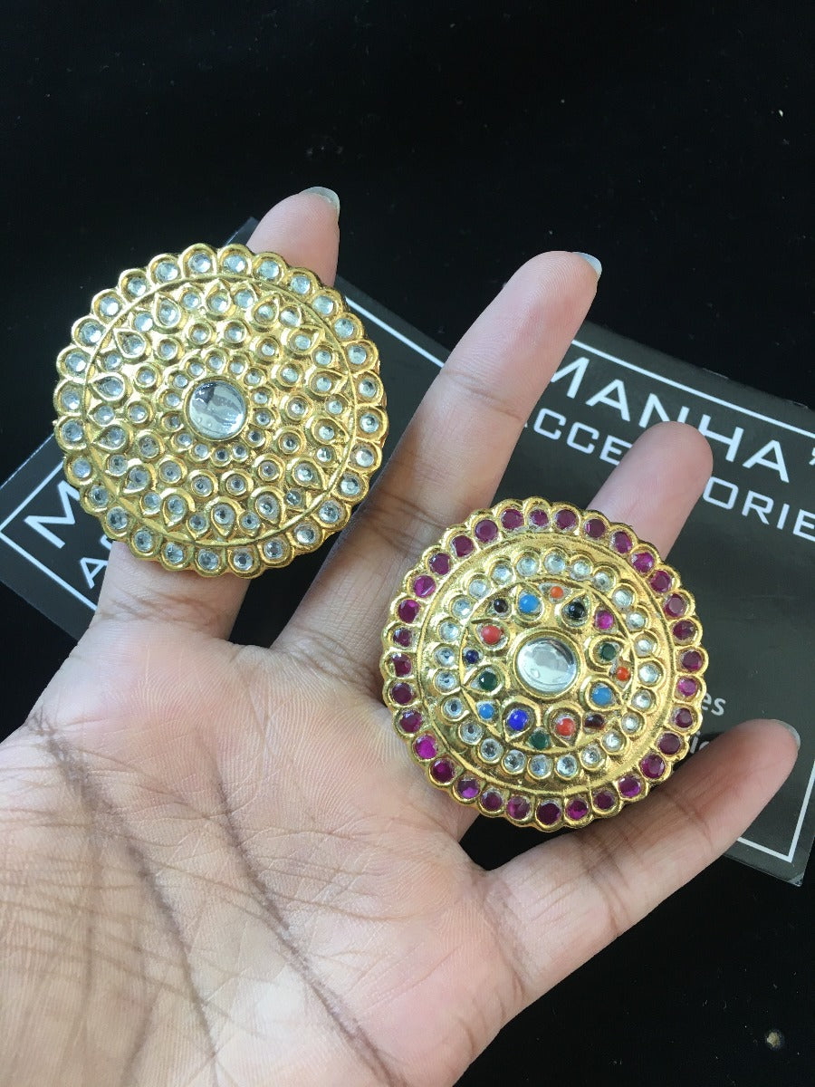 Gold Polish Designs Ring