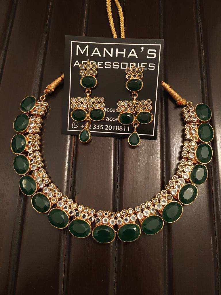 Green Indian Jewelry Designs