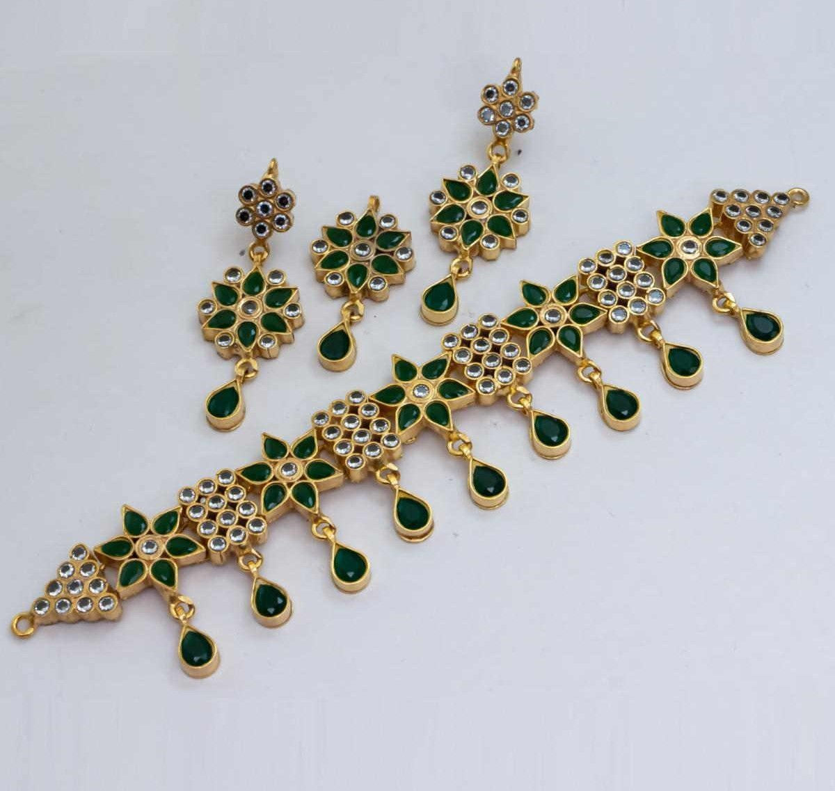 Green Kundan Jewellery India