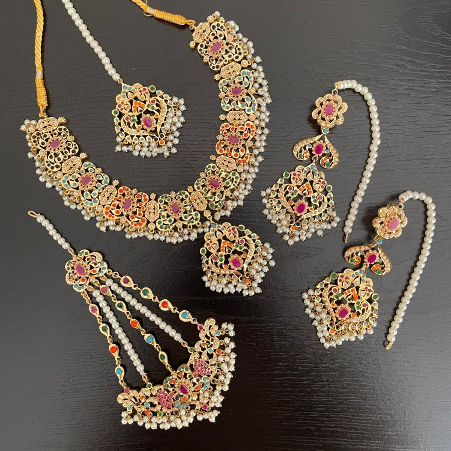 Hyderabadi Bridal Necklace Set