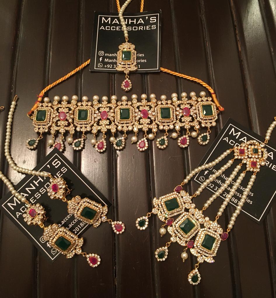 Imitation Bridal Jewellery Set for Marriage