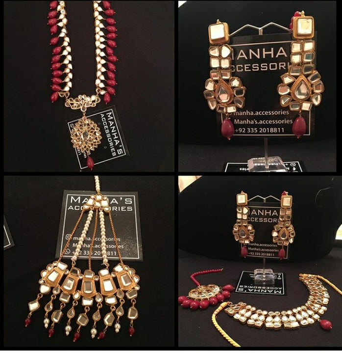 Kundan Bridal Set with Mala