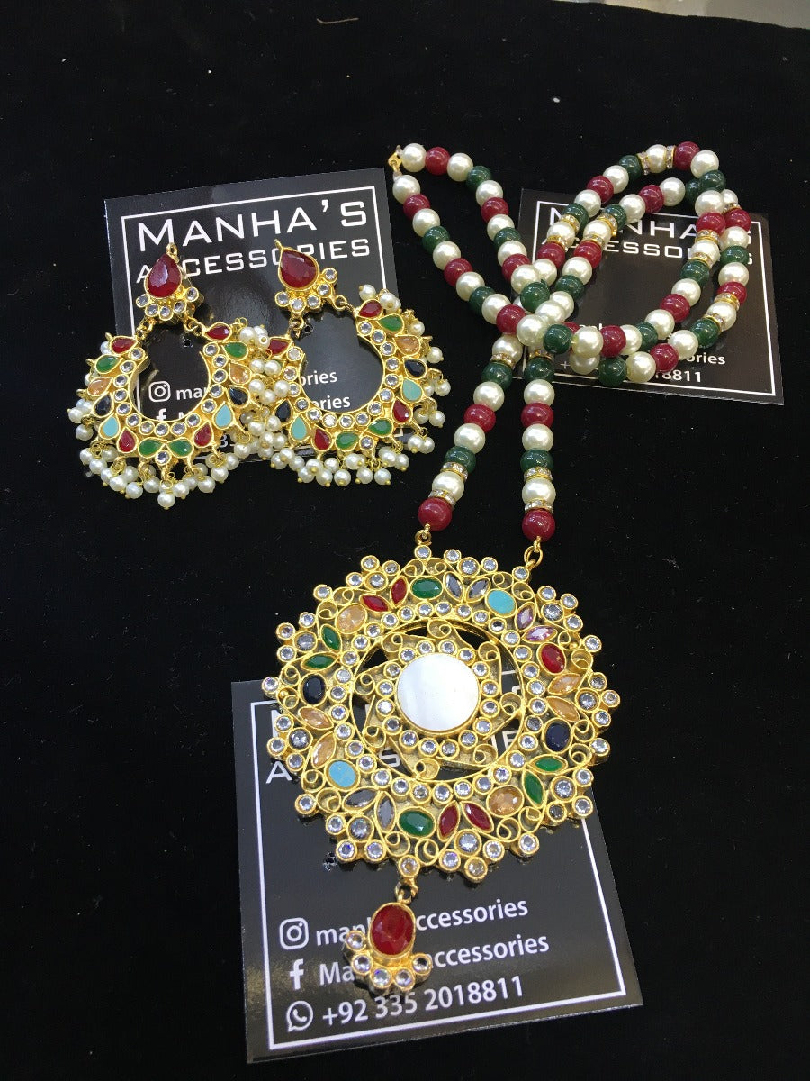 Kundan Mala Set Design in Pakistan