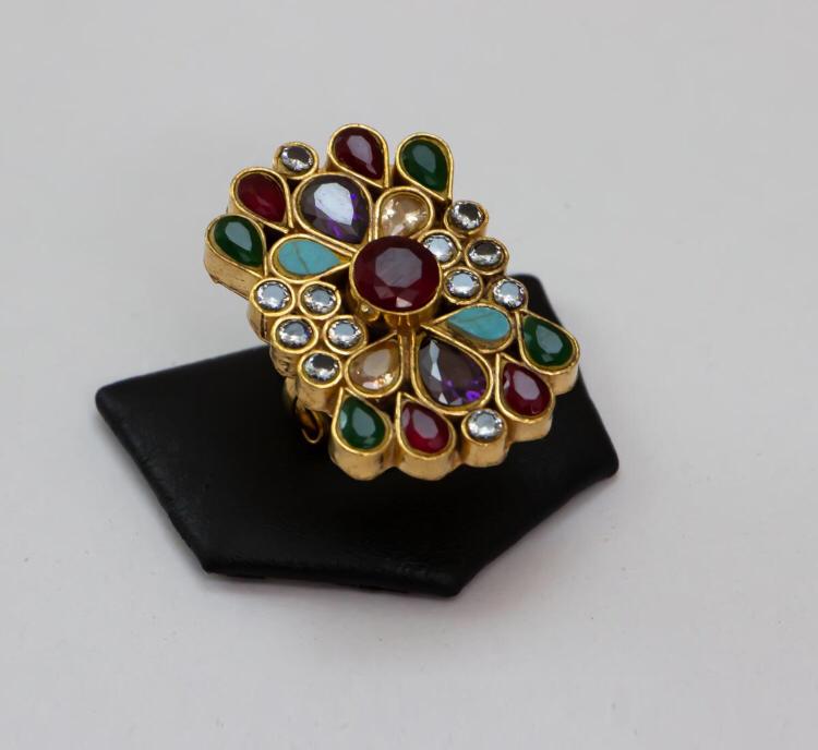 MULTI Kundan Ring Price