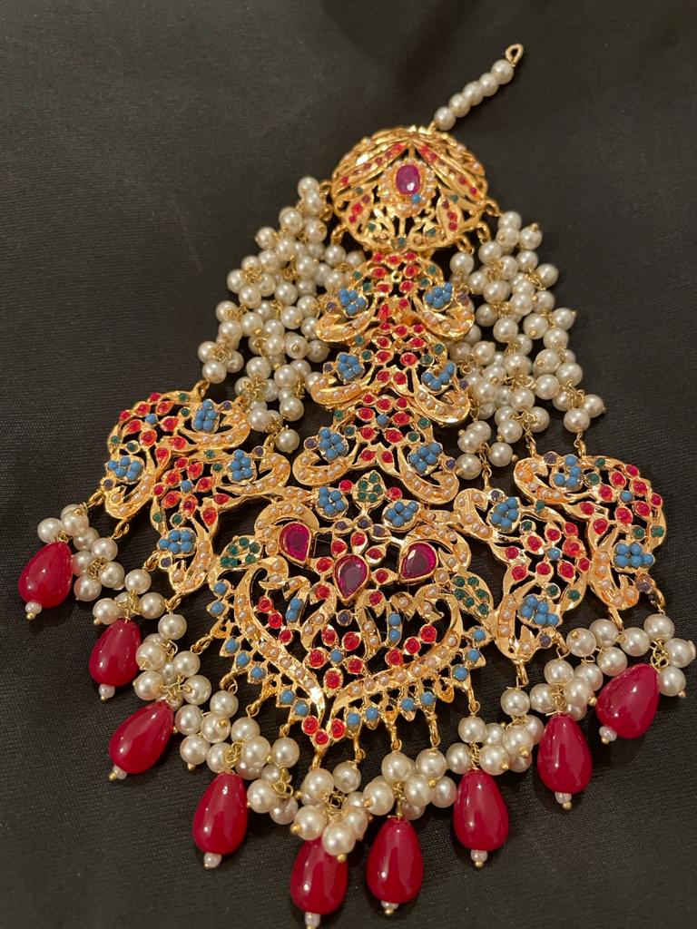 Multicolor Jhumar Jewellery Design