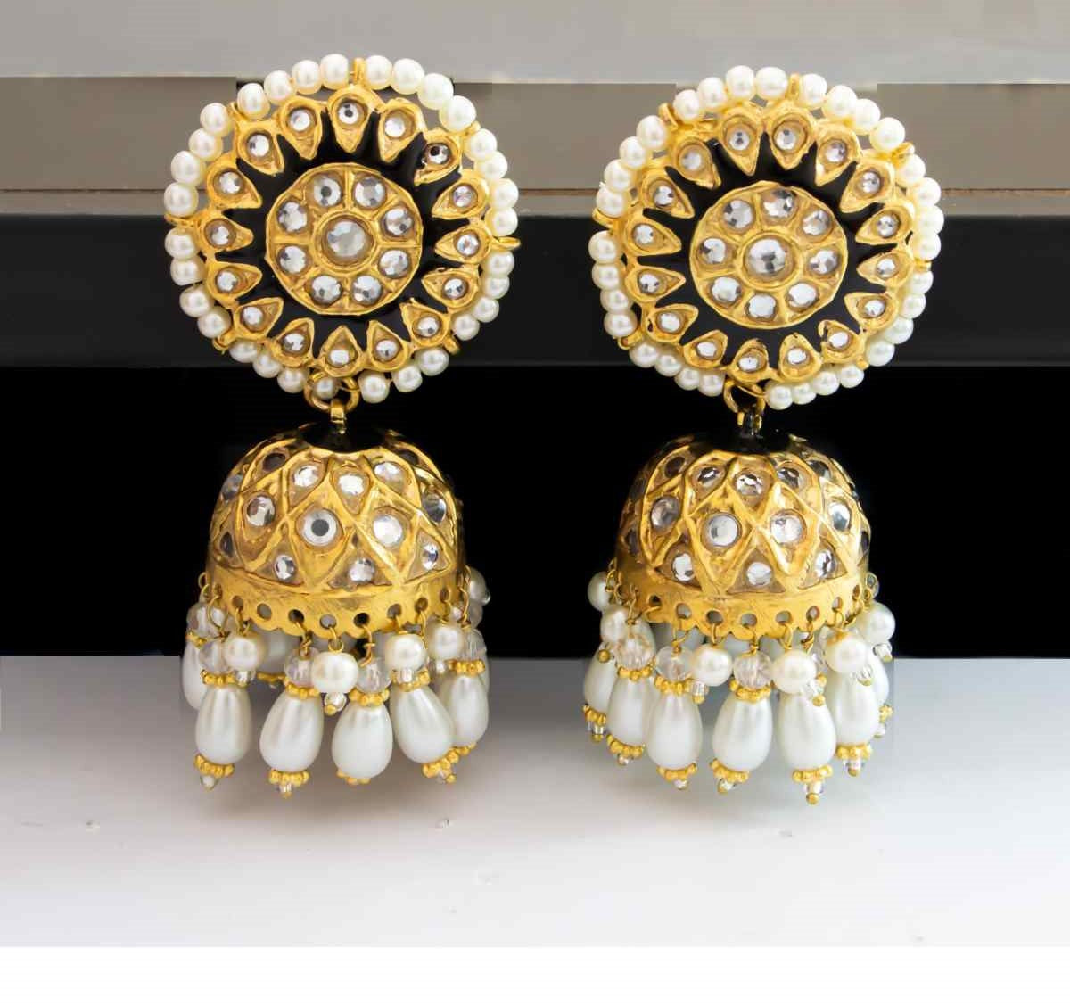 New Black Jhumka Design 2025