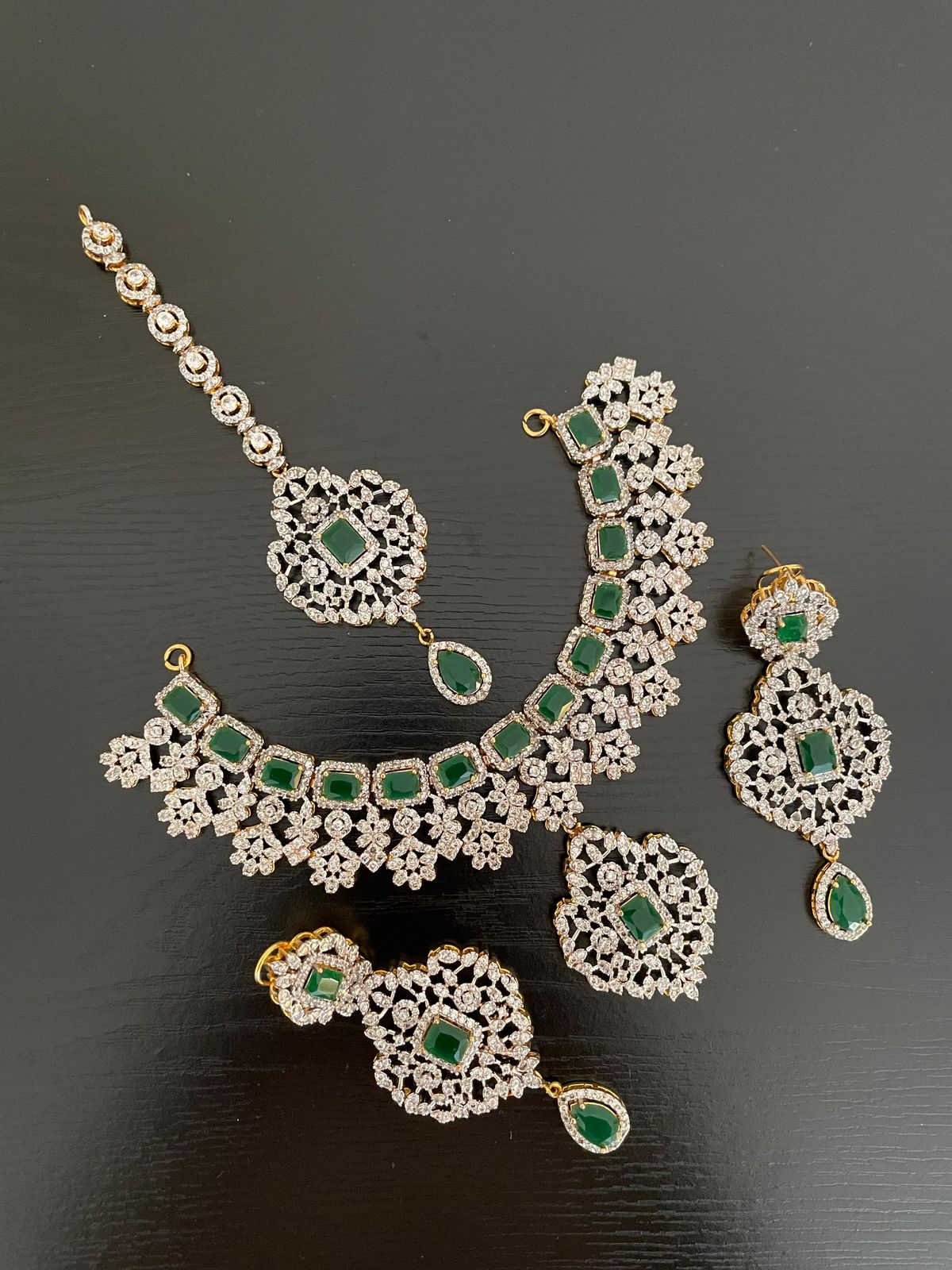 New Green Jewellery Set