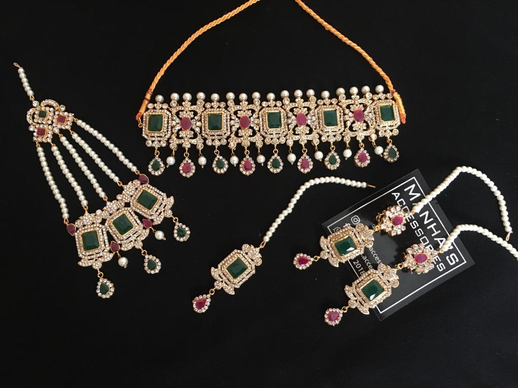 Online Imitation Bridal Jewellery Set for Marriage