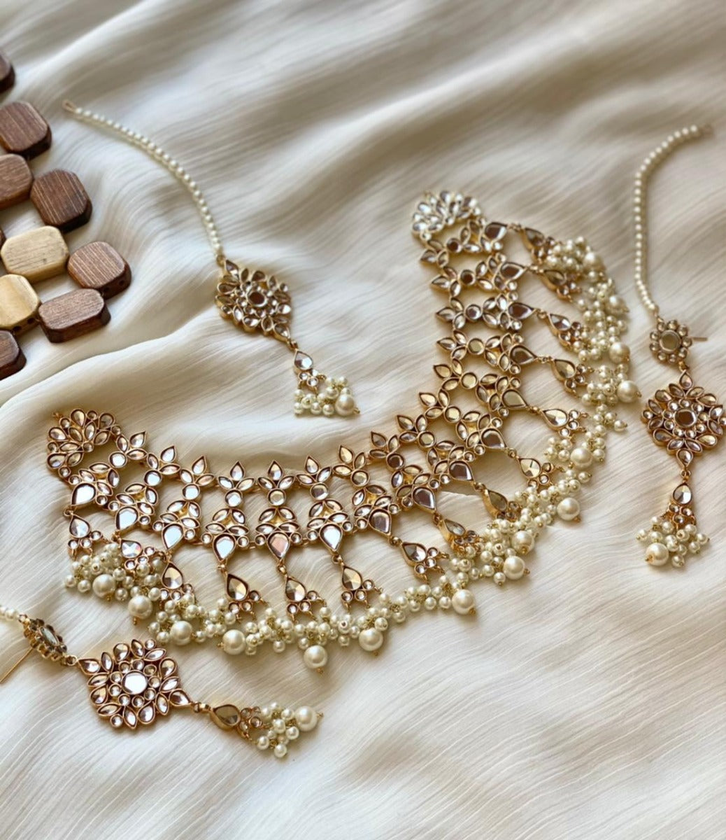 Pearl Kundan Jewelry Pakistan