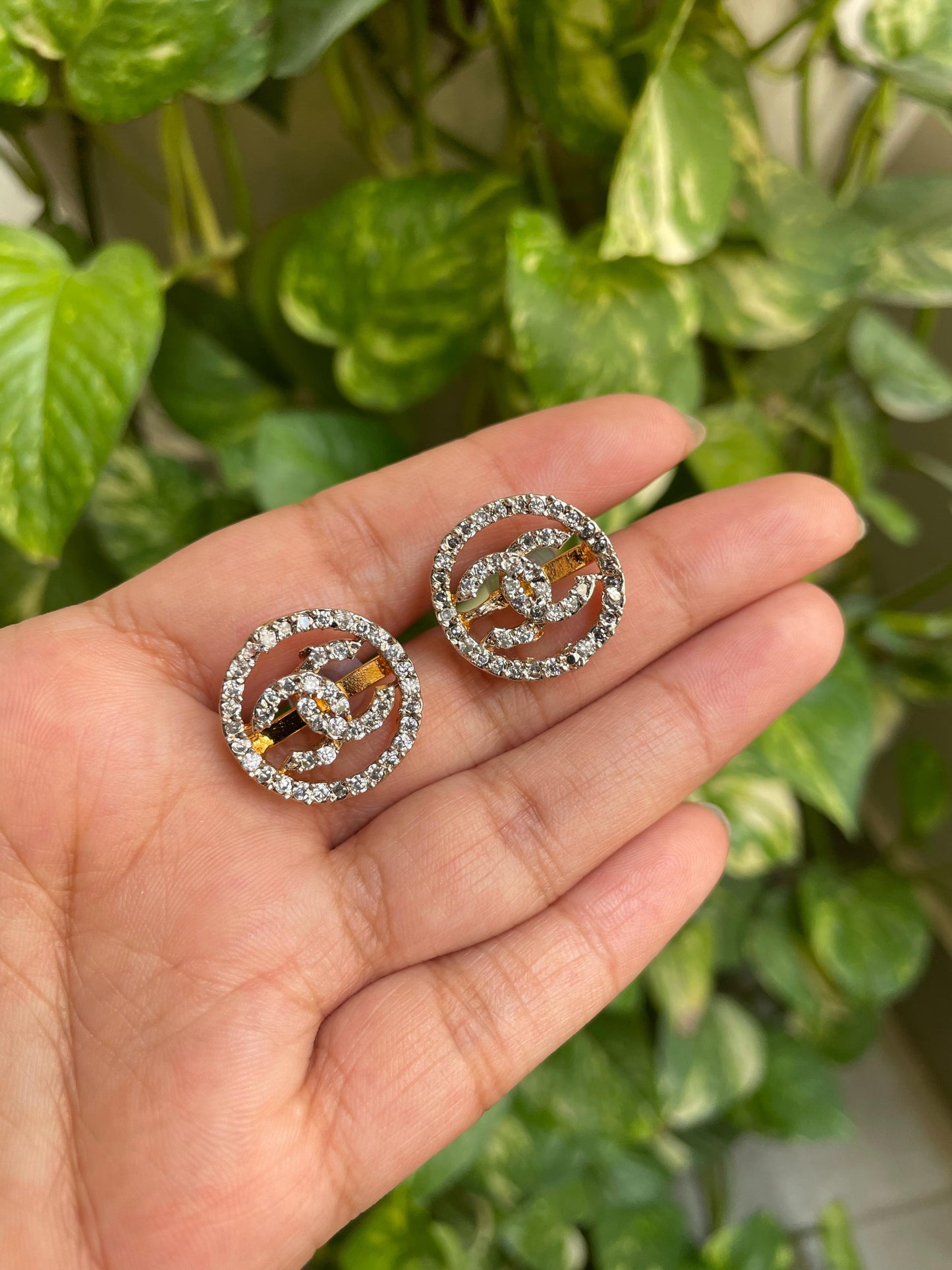 gold earrings tops design for female