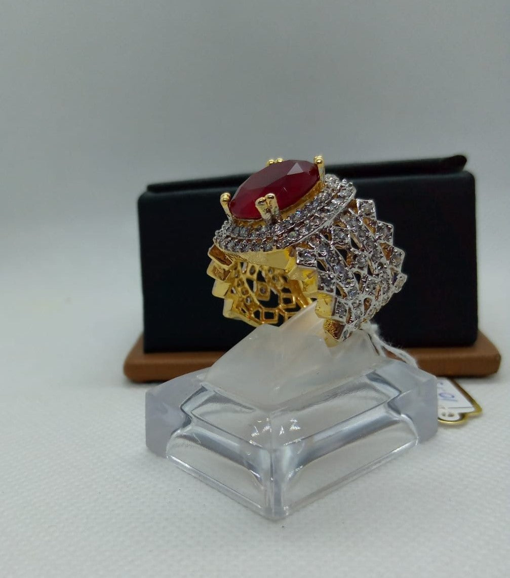 Red Gold Plated Rings for Women