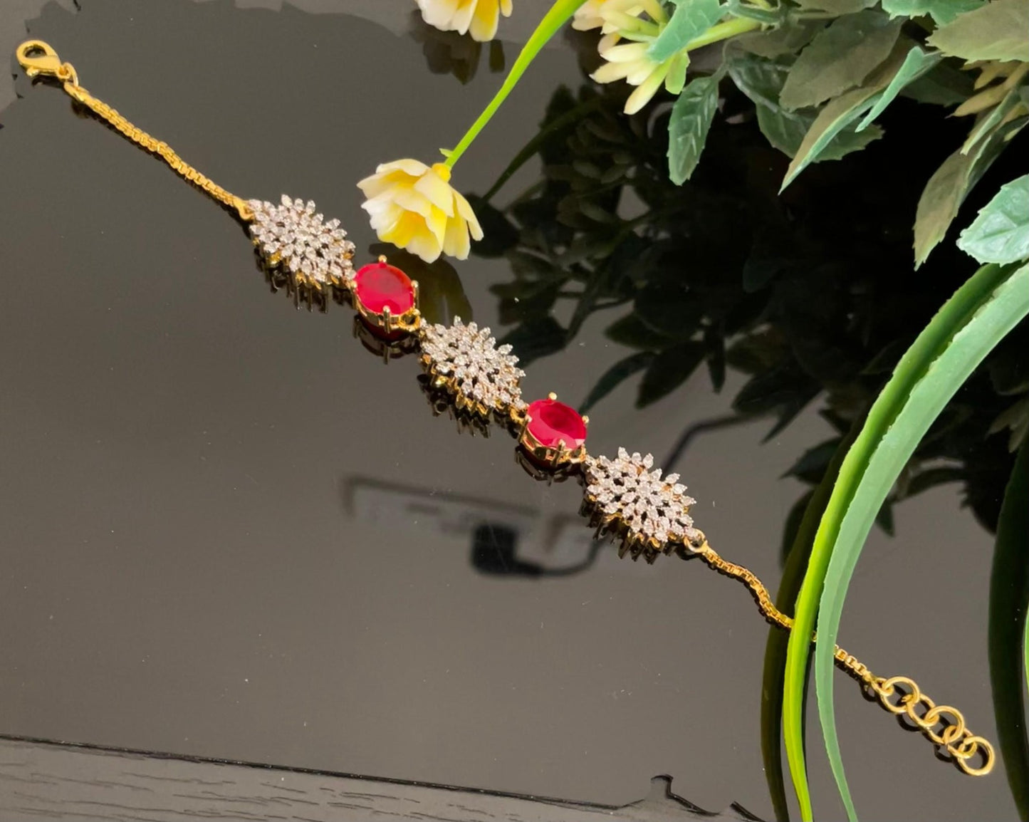 Red Trendy Bracelets 2025