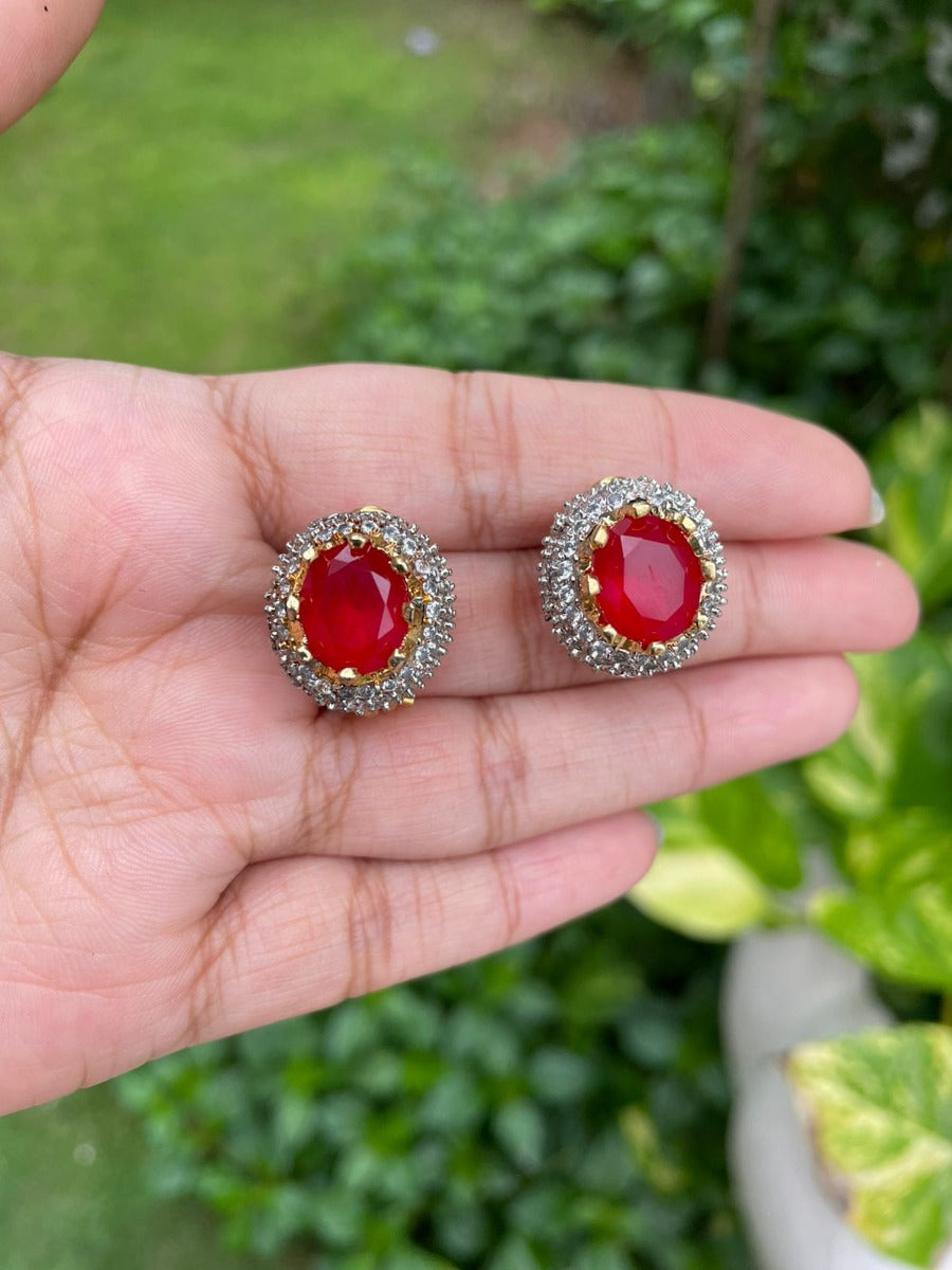 Ruby Earring Stud