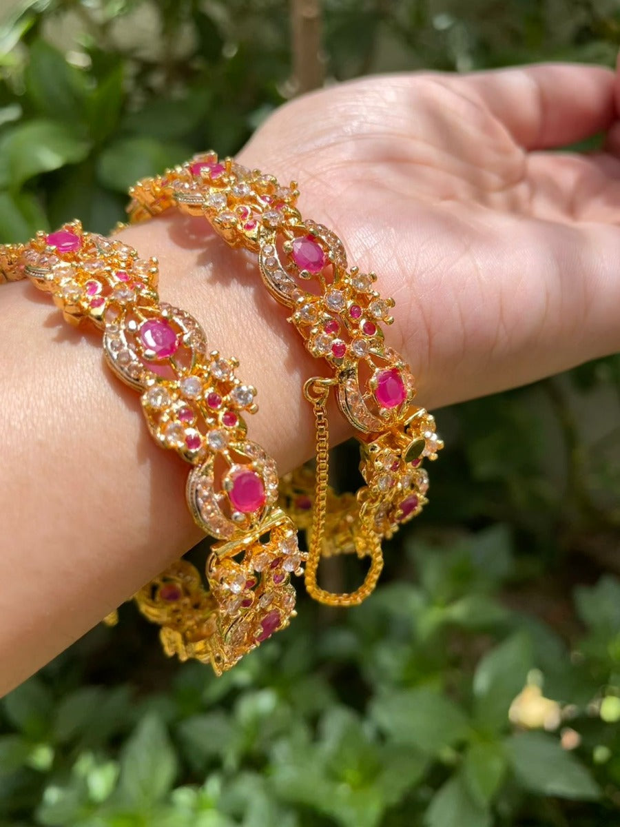 Ruby Fancy bangles online shopping
