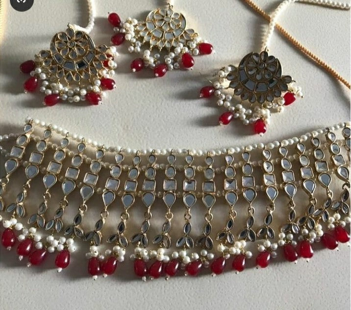 Ruby Kundan Choker Online