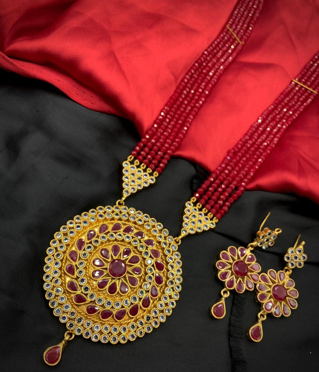 Ruby Kundan Set for Bridal