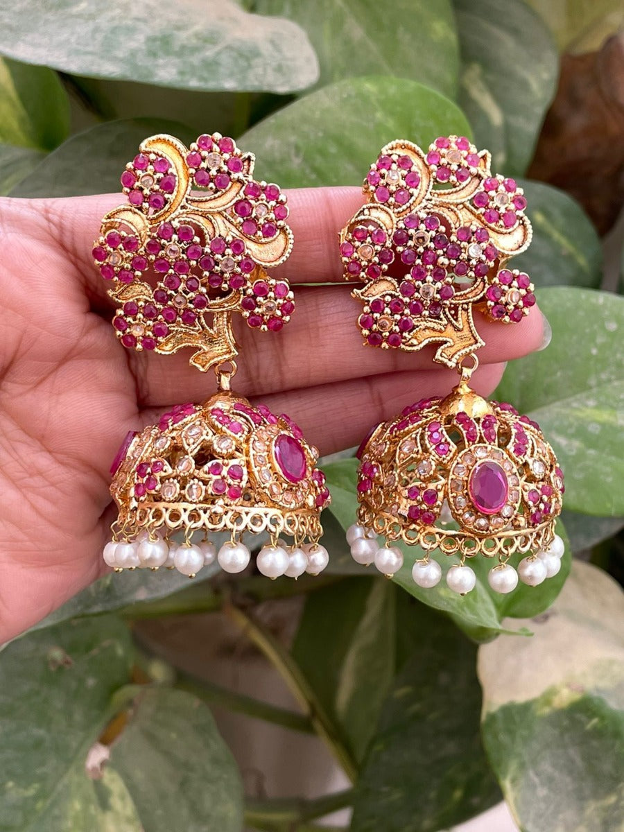 Ruby Trendy Earring Styles Pakistan for Girl
