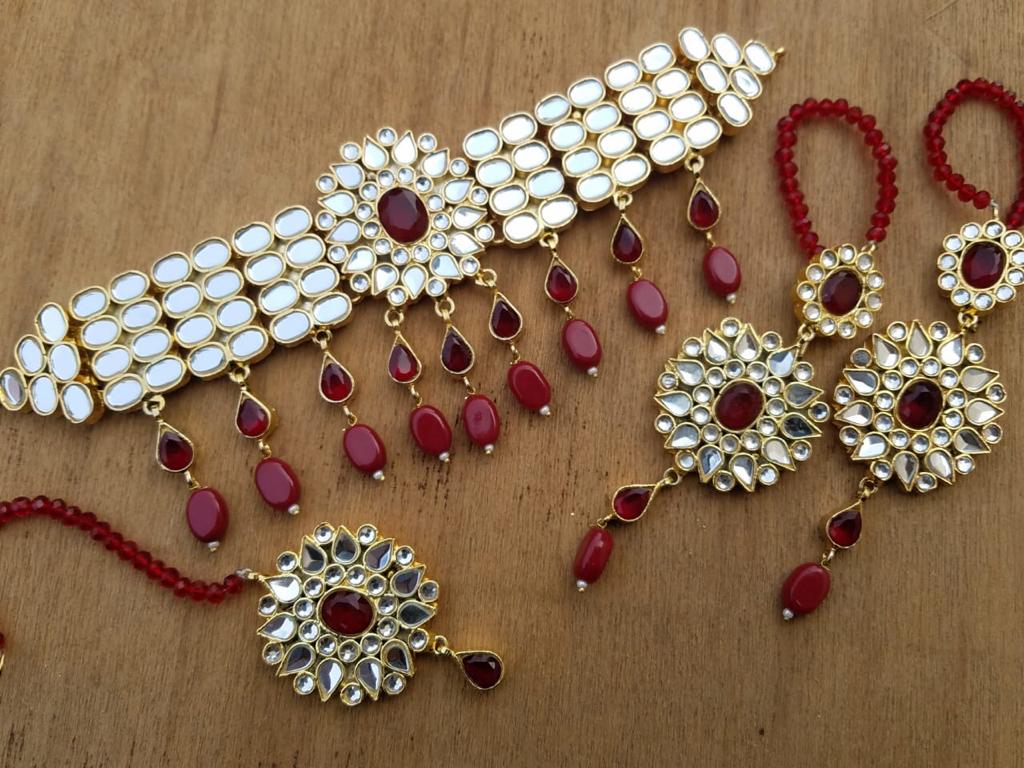 Ruby Wedding Artificial Jewellery