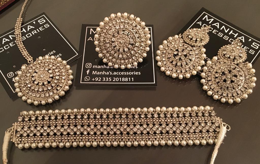 Silver Jewlery Designs With Ring