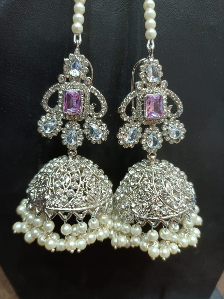 Silver Jhumka Design