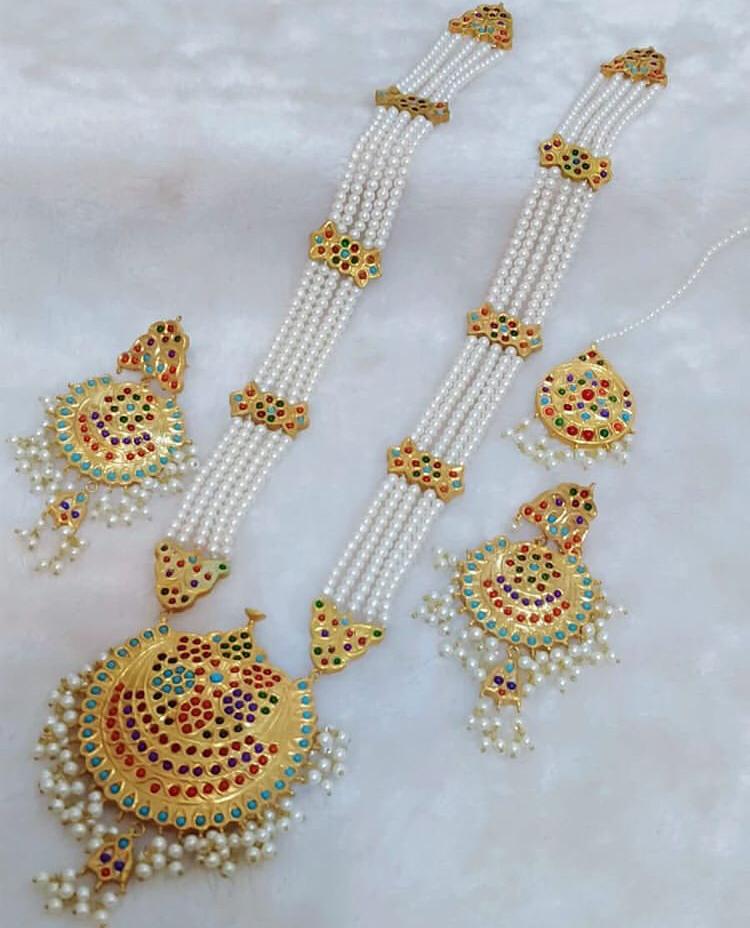 Thappa Kundan Mala Set