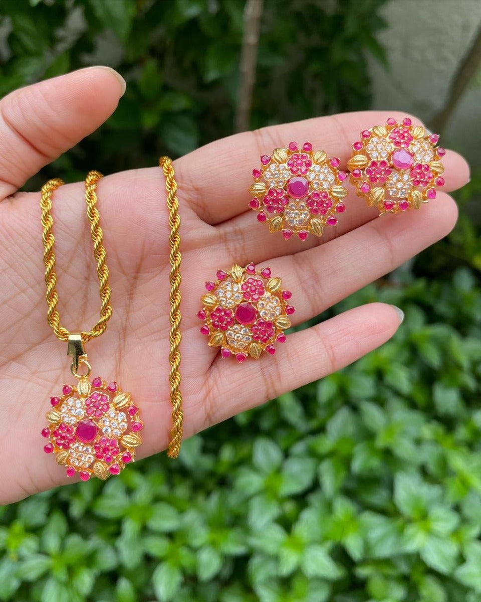 Trendy Pendant set Jewellery