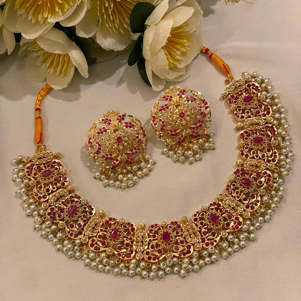 Wedding Necklace Stud Set