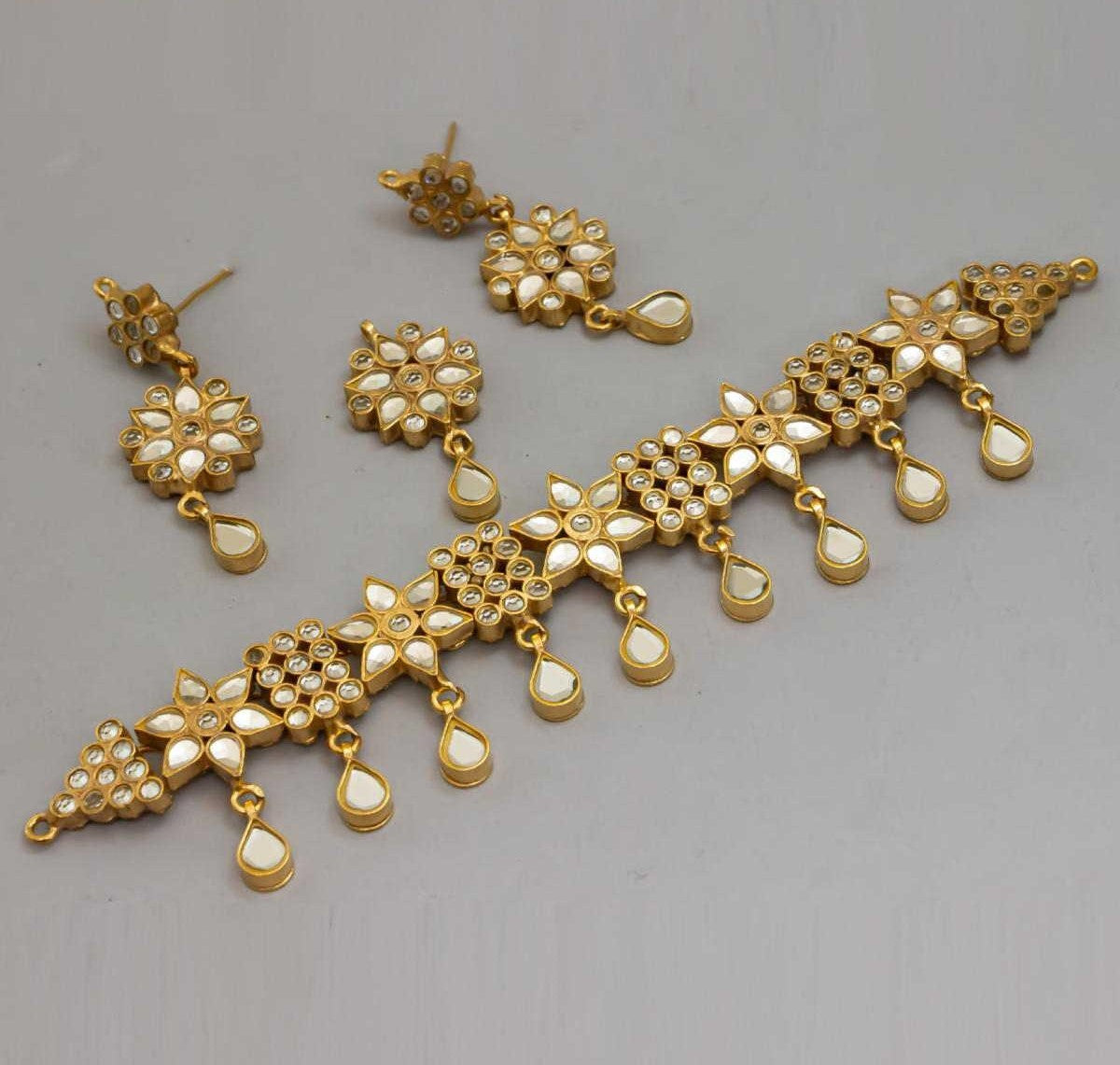 White Kundan Jewellery India