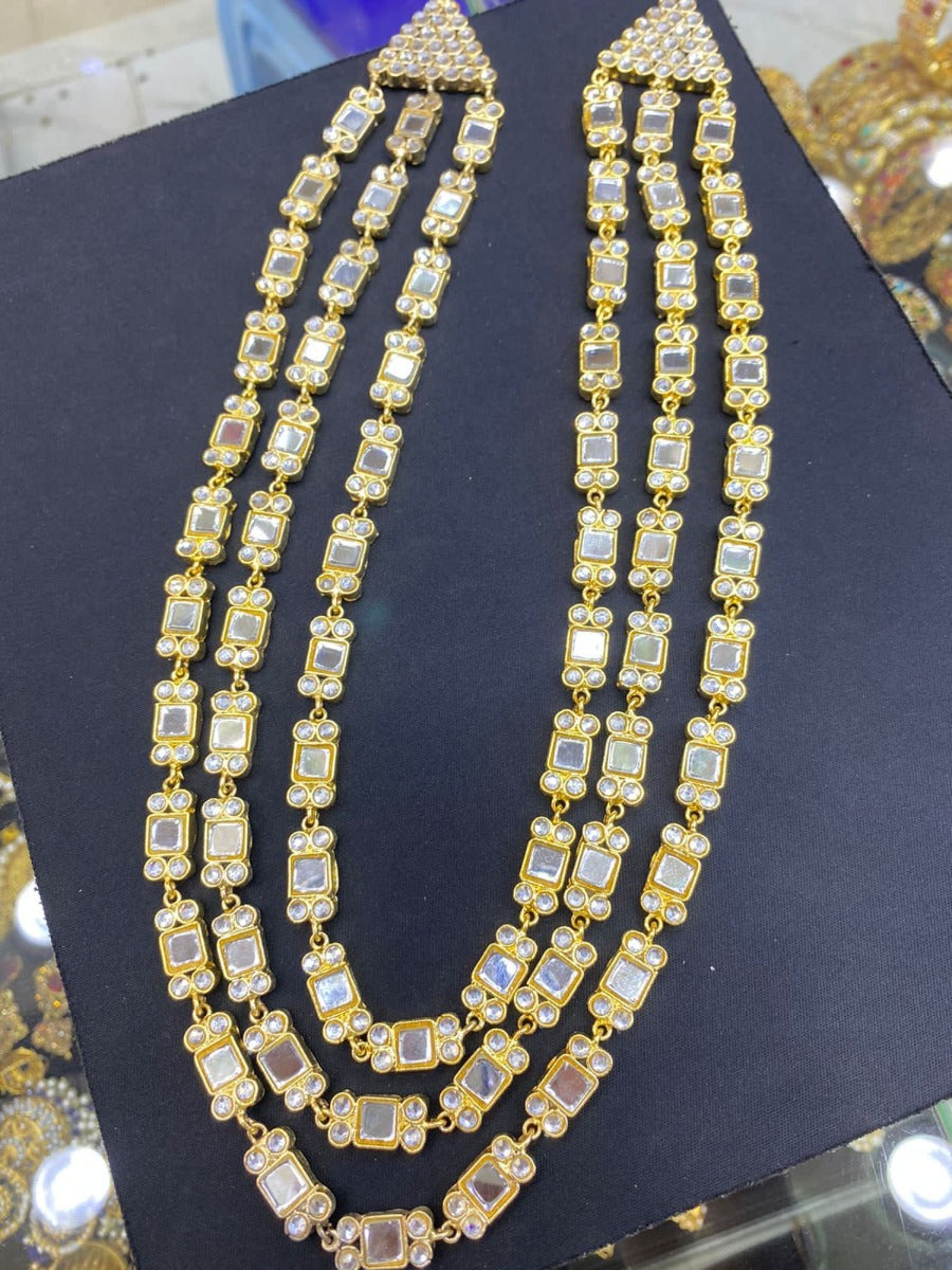 White Long Mala Necklace