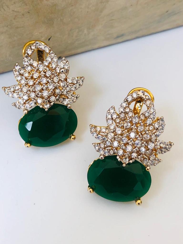 Zircon Earrings Studs