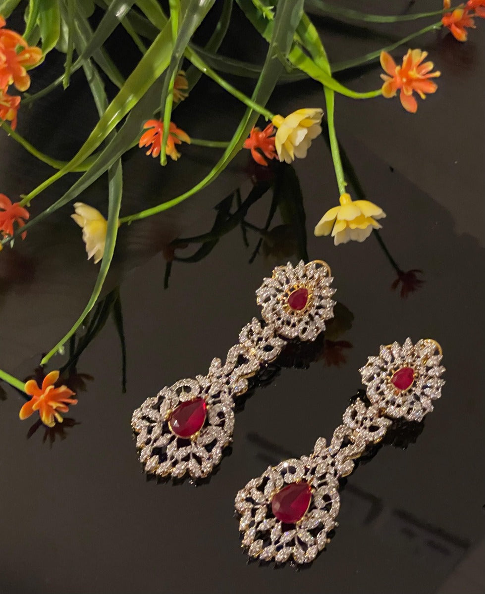 Zircon Stone Earrings