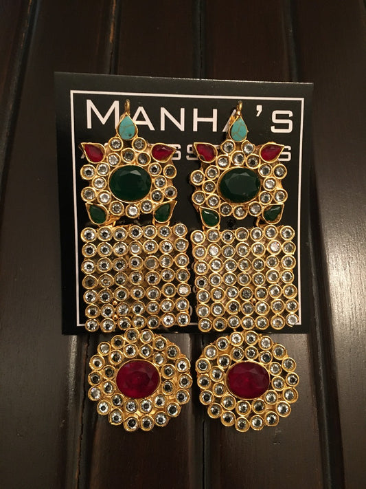 Kundan Earrings