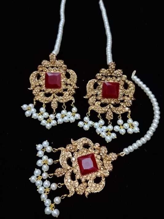 ANTIQUE GOLD PLATED TOPS AND TEEKA 