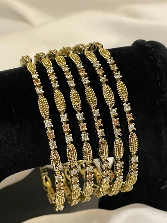 Antique Zircon Bangles 