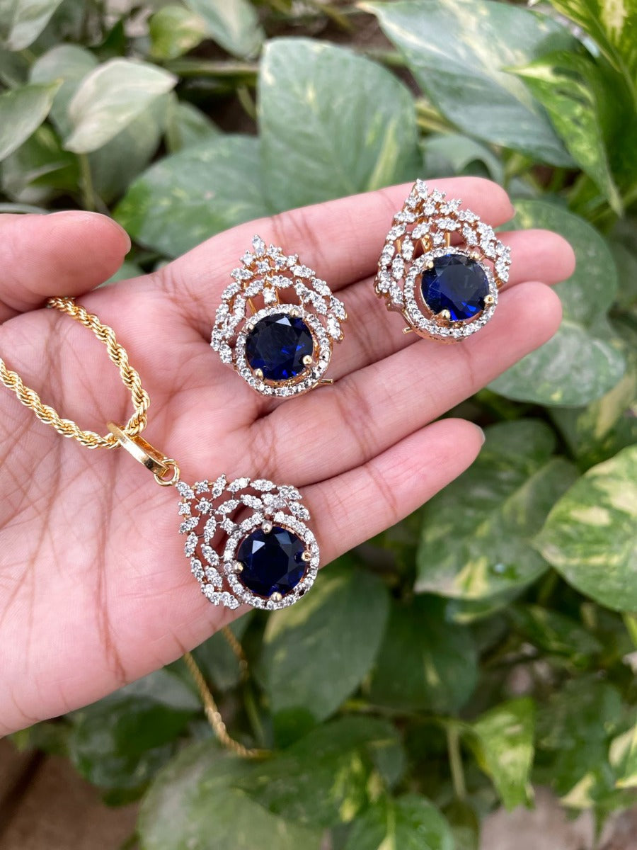 Best Quality Cubic Zirconia Pendant Set