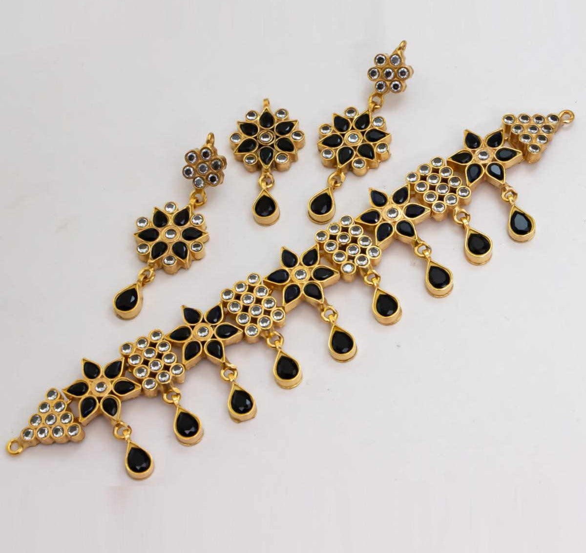 Black Choker Set With Price